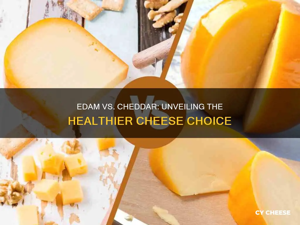 is edam cheese healthier than cheddar