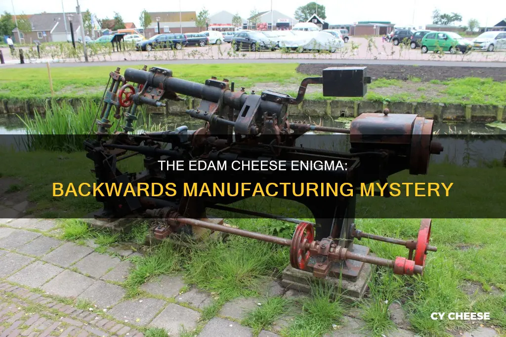 is edam cheese made backwards