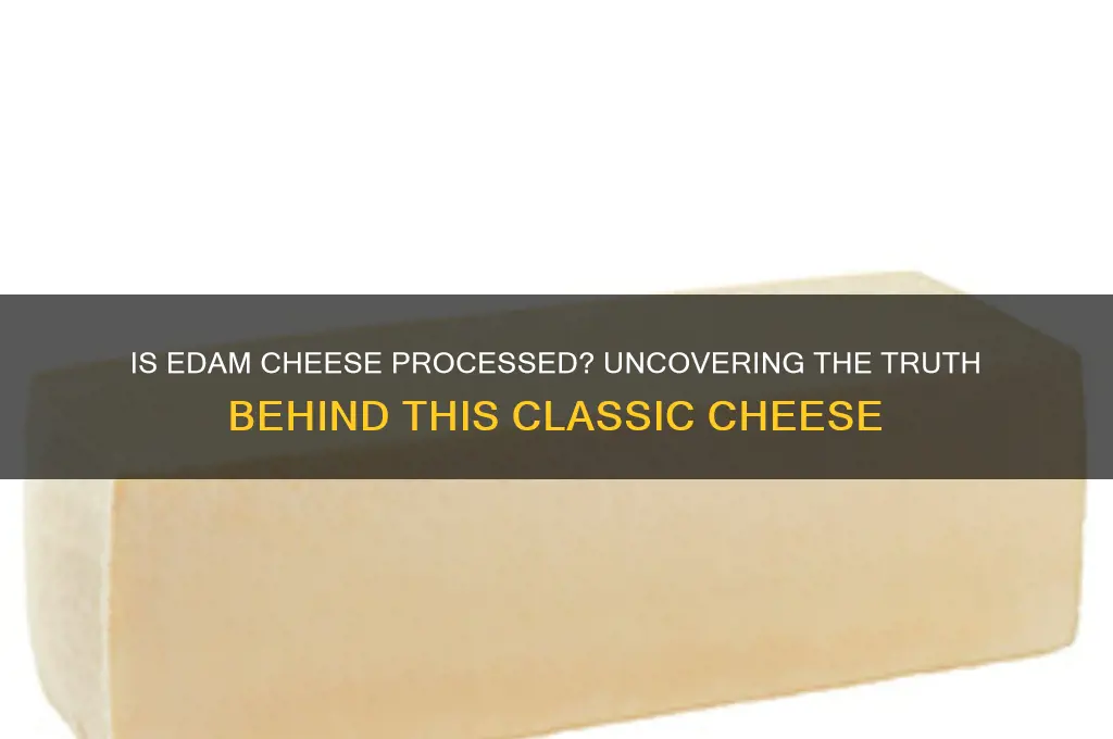 is edam cheese processed