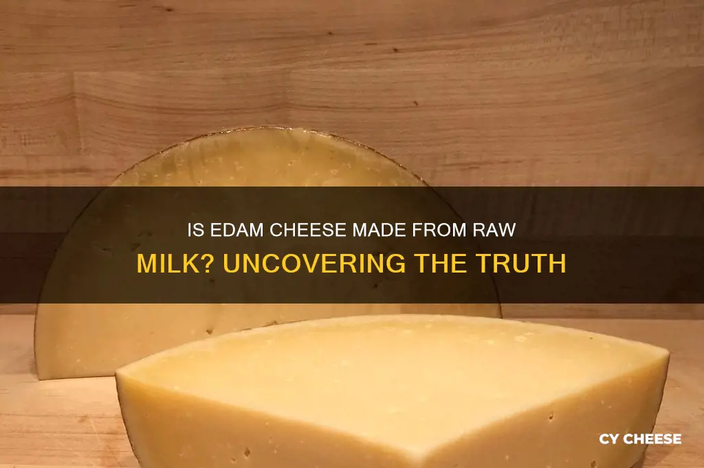 is edam raw milk cheese