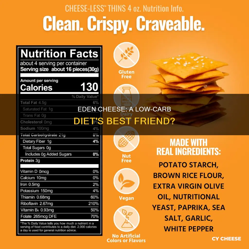 is eden cheese low carb