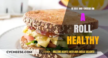 Egg and Cheese: Healthy Breakfast on the Go