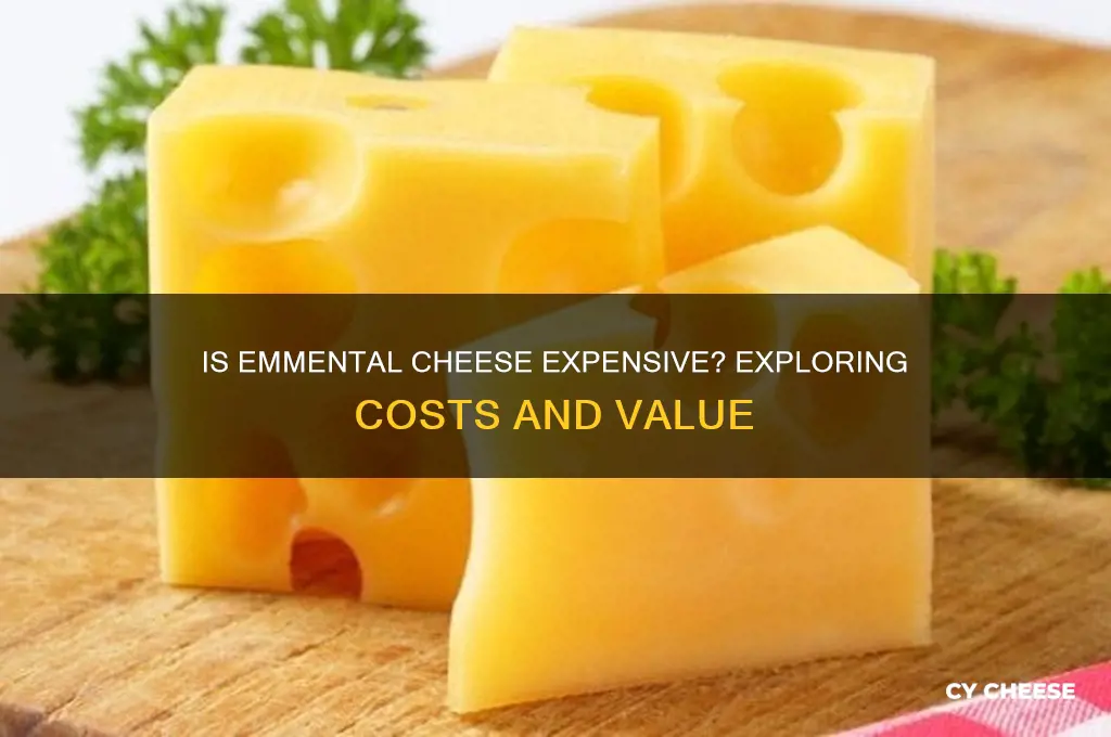 is emmental cheese expensive