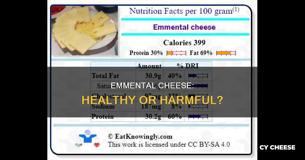 is emmental cheese healthy