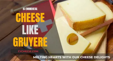 Emmental and Gruyere: Two Cheeses, One Taste?