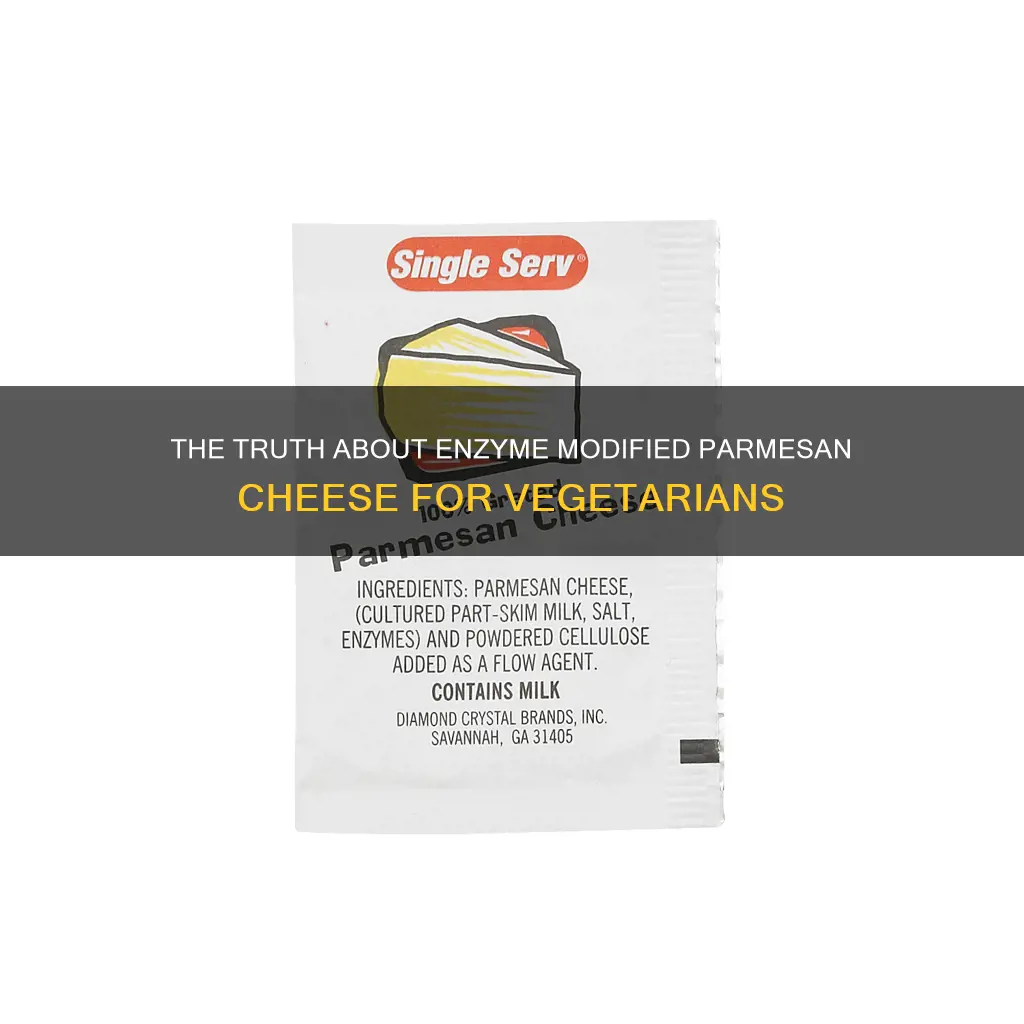 is enzyme modified parmesan cheese vegetarian