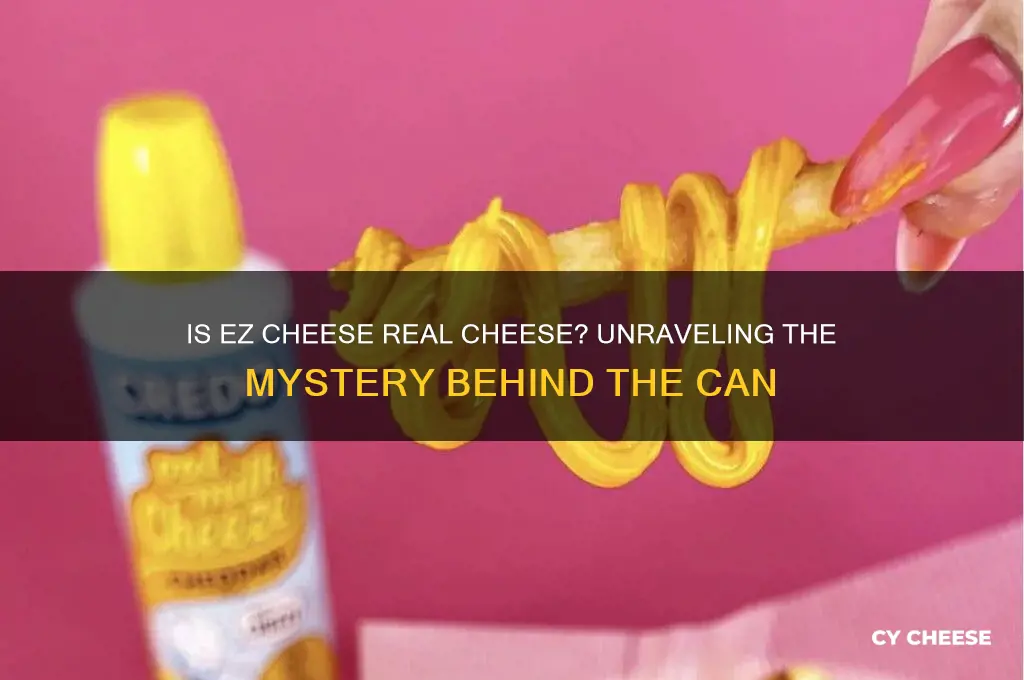 is ez cheese real cheese