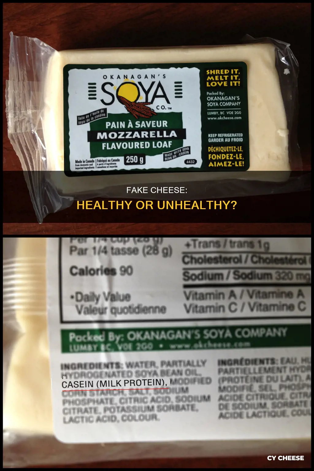 is fake cheese healthy