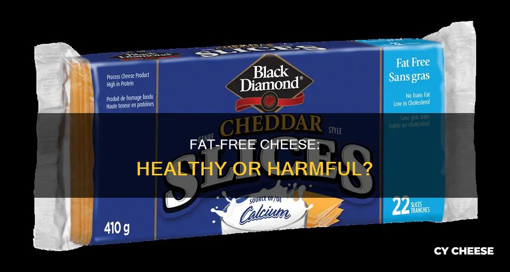 is fat free cheese bad