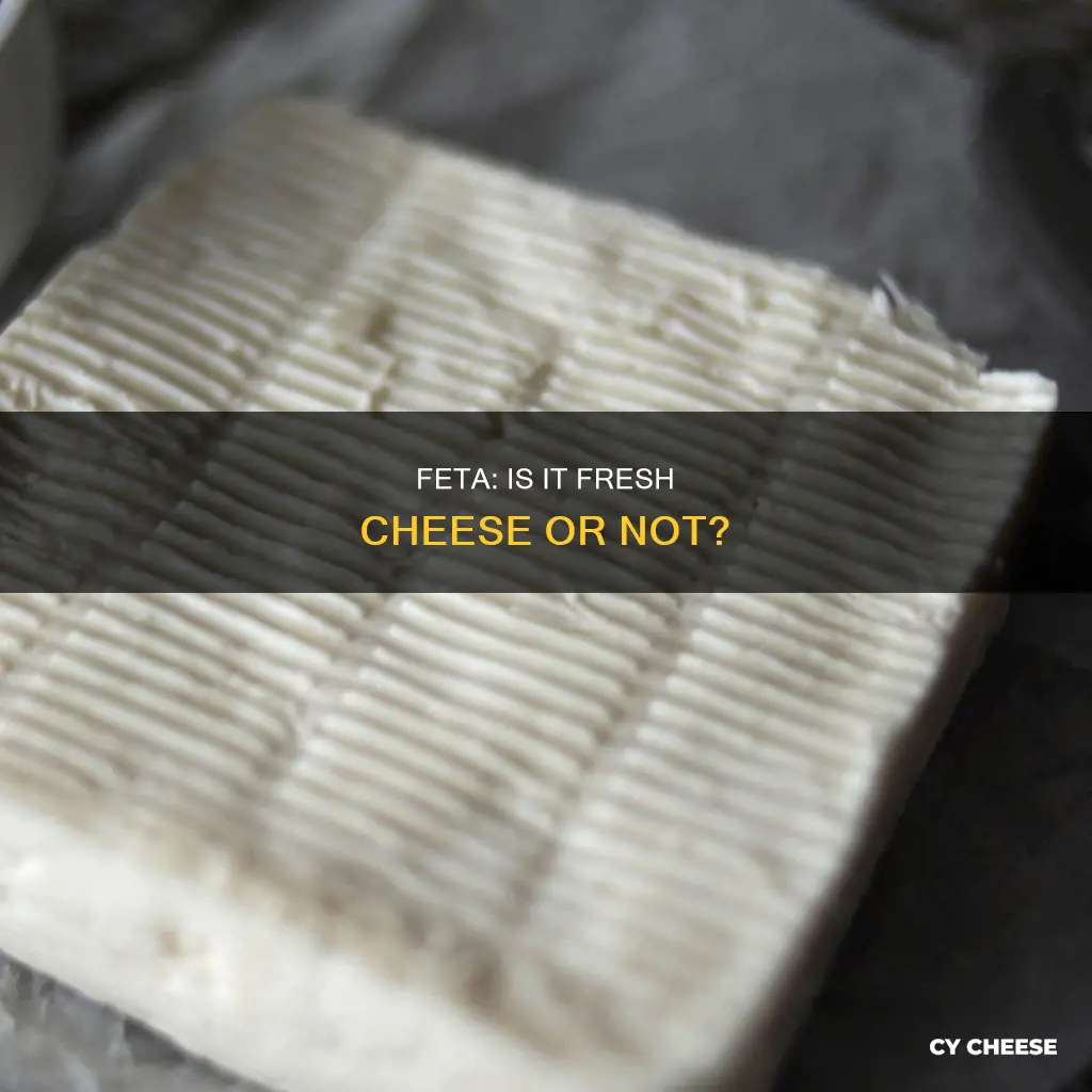 is feta a fresh cheese