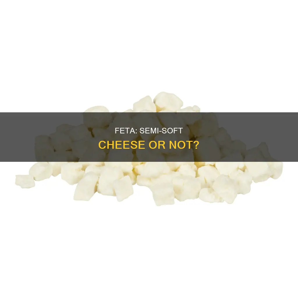 is feta a semi soft cheese