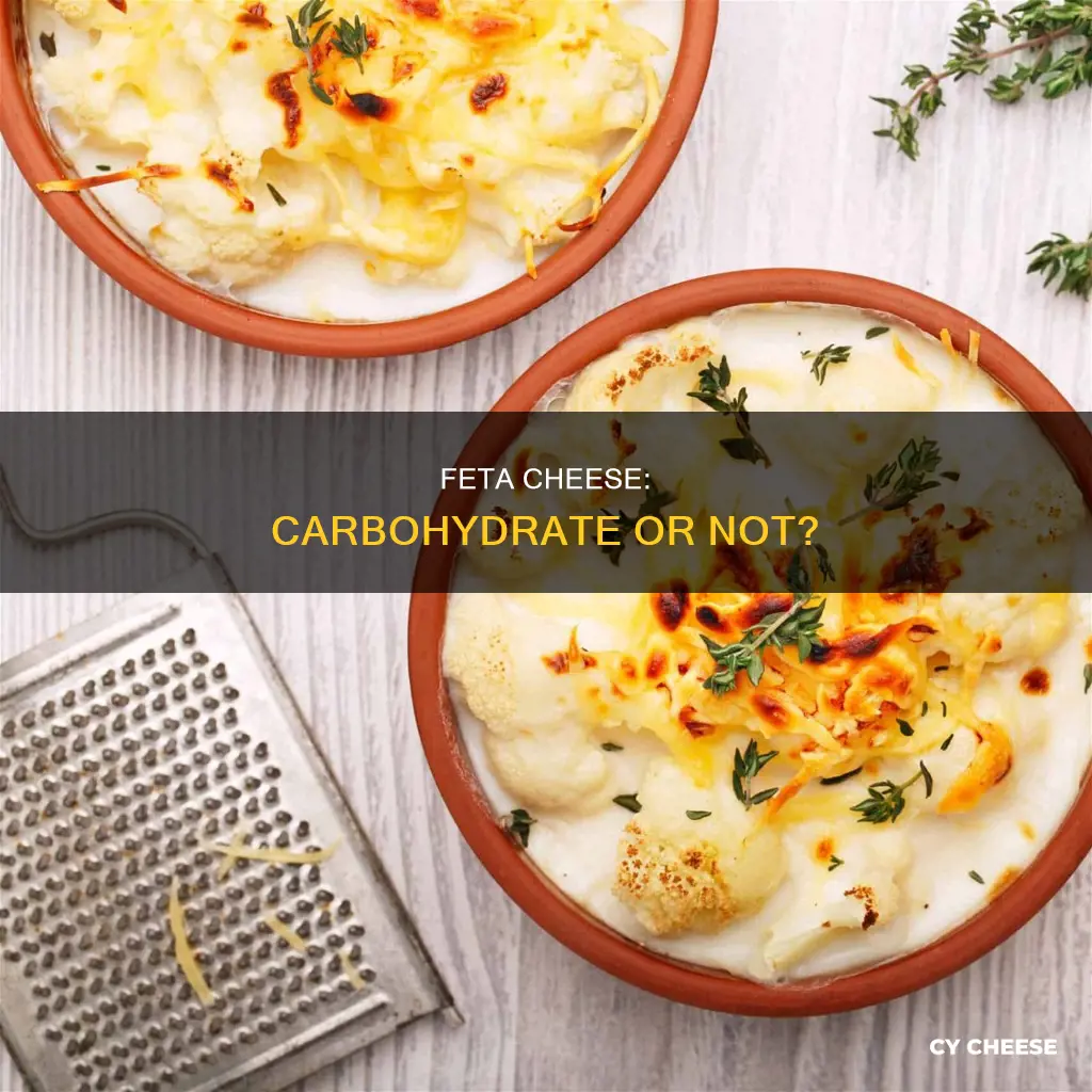 is feta cheese a carbohydrate