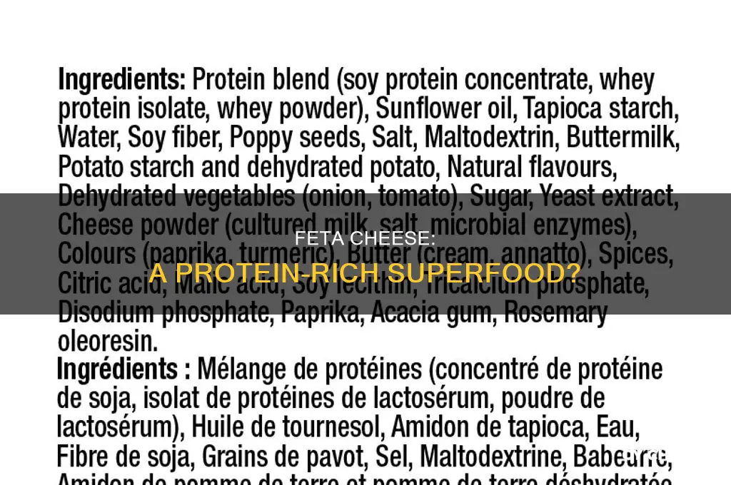 is feta cheese a good source of protein