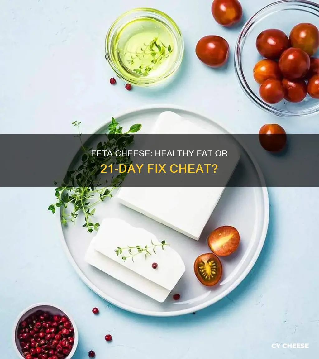is feta cheese a healthy fat on 21 day fix