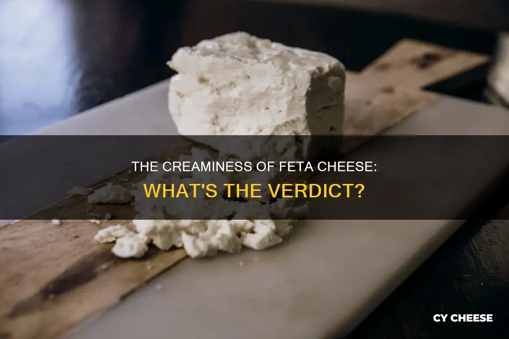 is feta cheese creamy