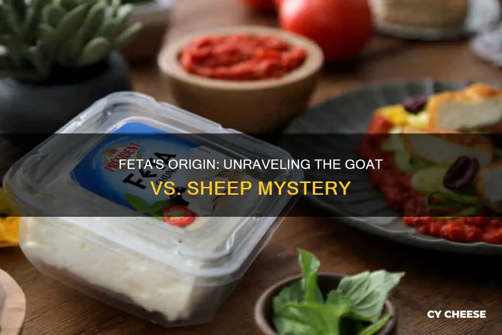 is feta cheese goat or sheep