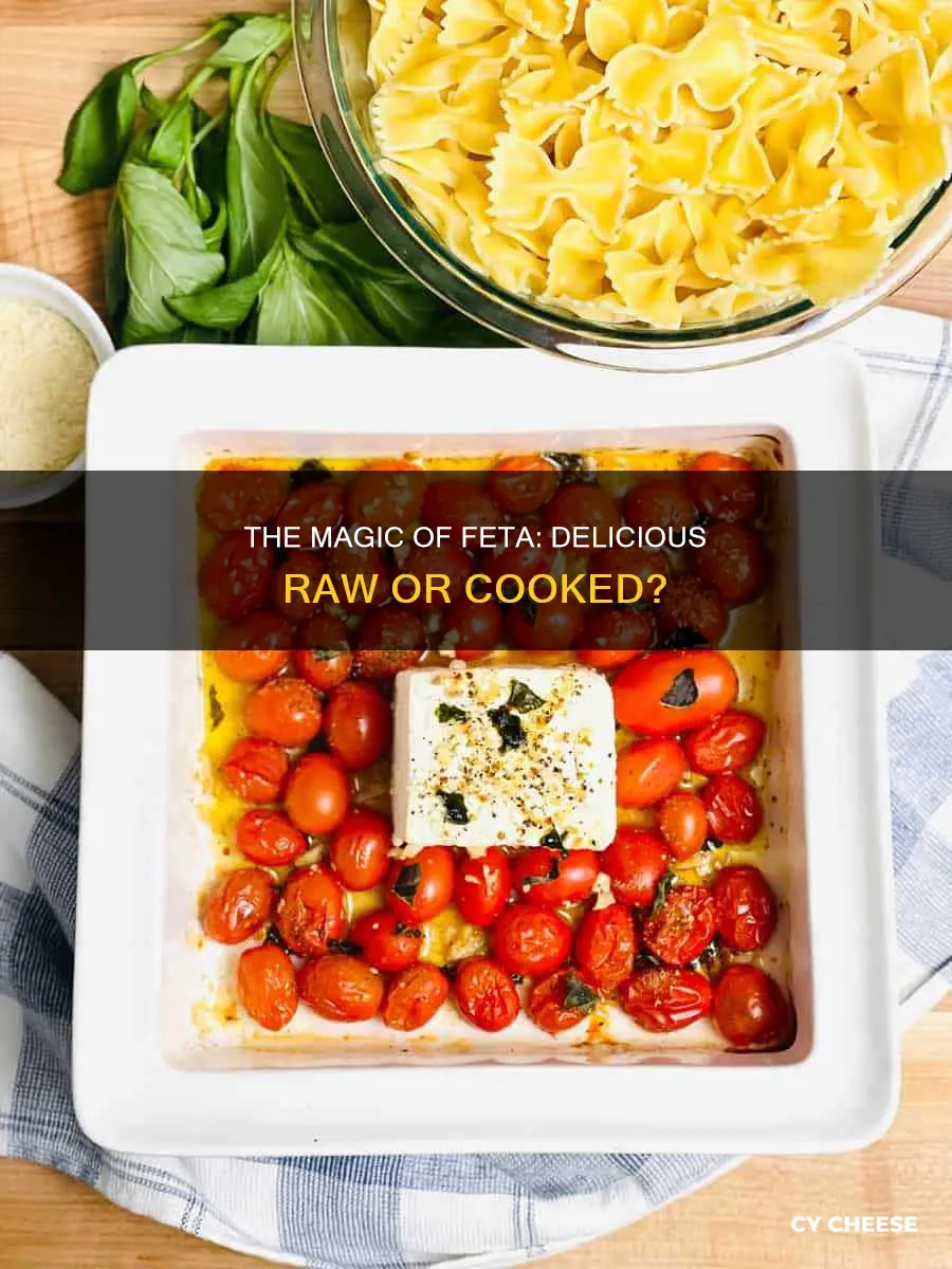 is feta cheese goon cooked