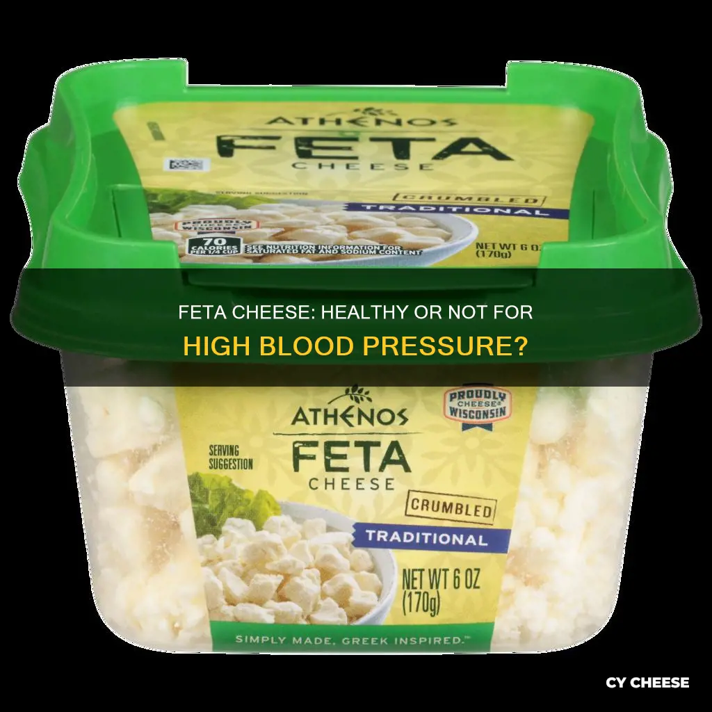 is feta cheese healthy for high blood pressure