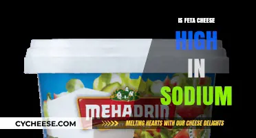 Feta Cheese and Its High Sodium Content