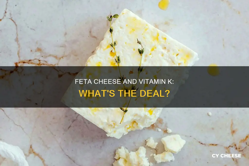 is feta cheese high in vitamin k