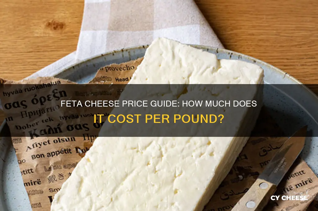 is feta cheese how much does it cost per pound