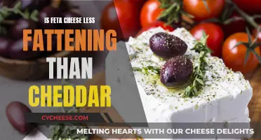 Feta vs Cheddar: Which Cheese is Less Fattening?