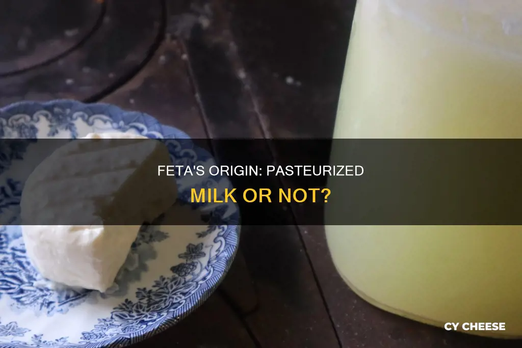 is feta cheese made from pasteurised milk