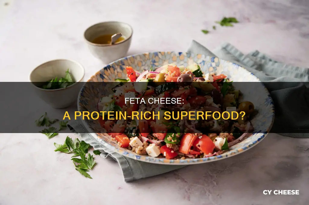 is feta cheese protein