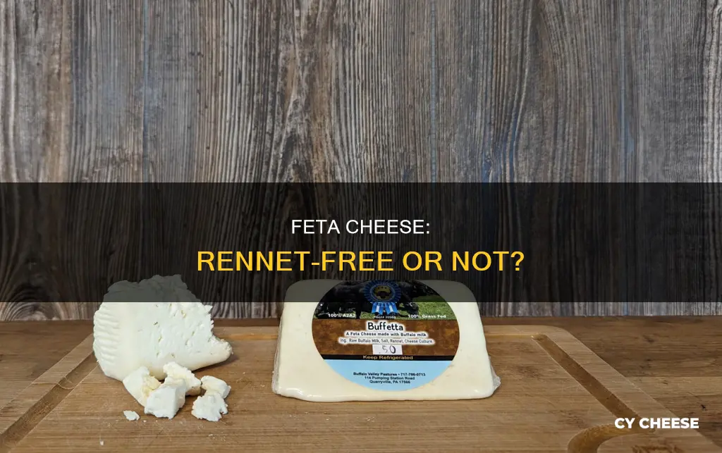 is feta cheese rennet free