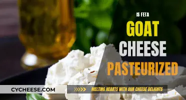 Goat Feta Cheese: Is Pasteurization a Must?