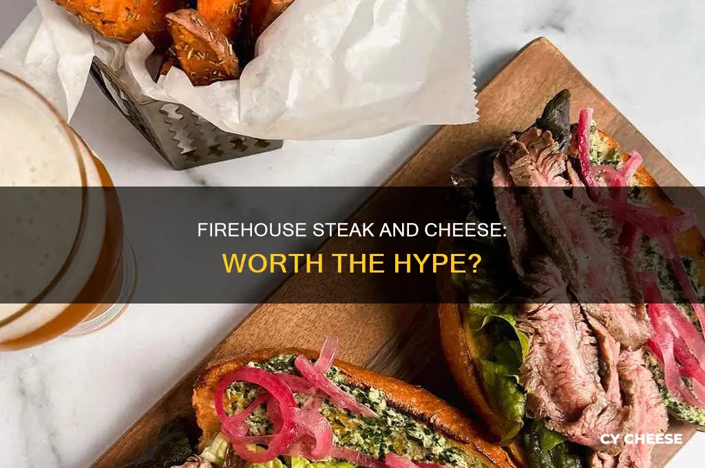 is firehouse steak and cheese good