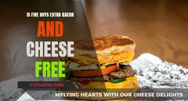 Extra Bacon and Cheese: Free at Five Guys?