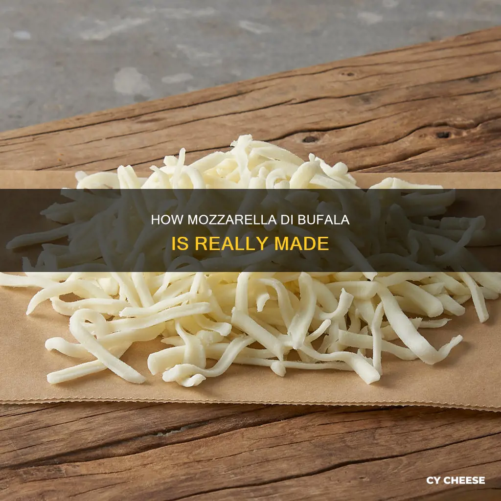 is fresh mozzarella made from shdreed cheese