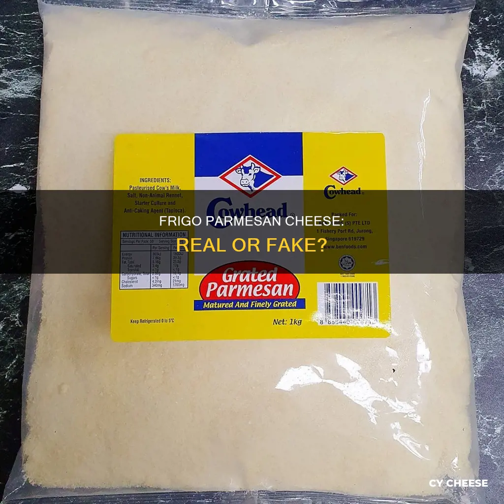 is frigo parmesan cheese real