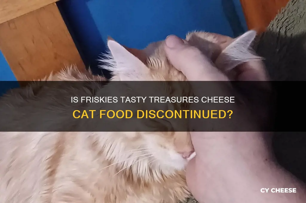 is friskies tasty treasures with cheese cat food discontinued