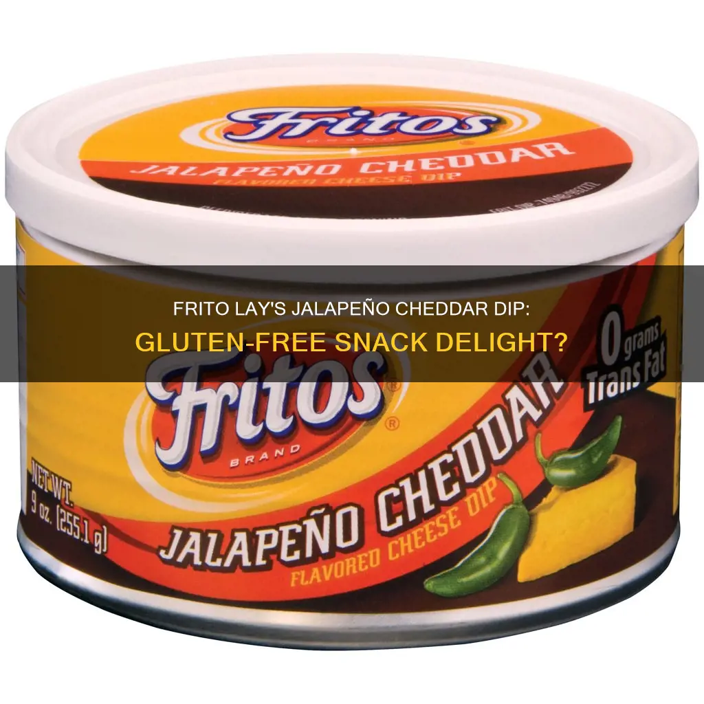 is frito lay jalapeno cheddar cheese dip gluten free