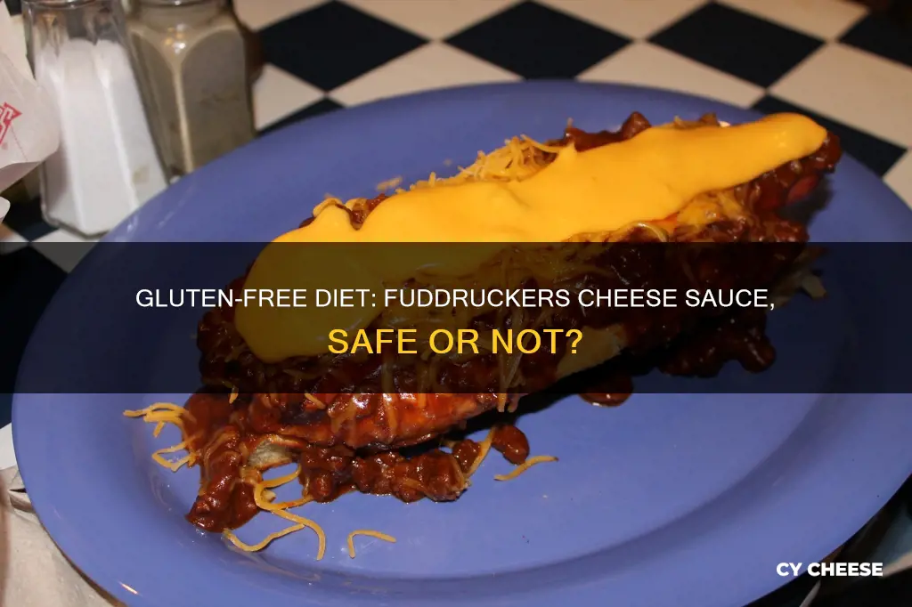 is fuddruckers cheese sauce gluten free