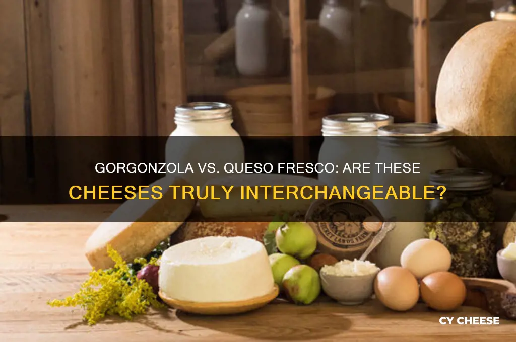 is gargonzolla cheese the same as queso freaco