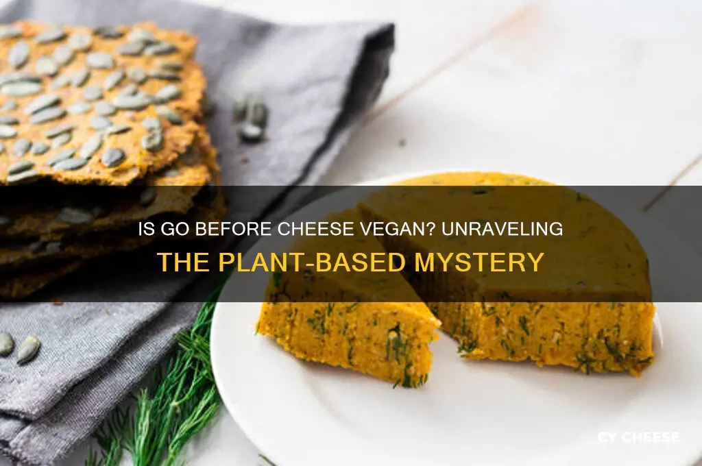 is go before cheese vegan