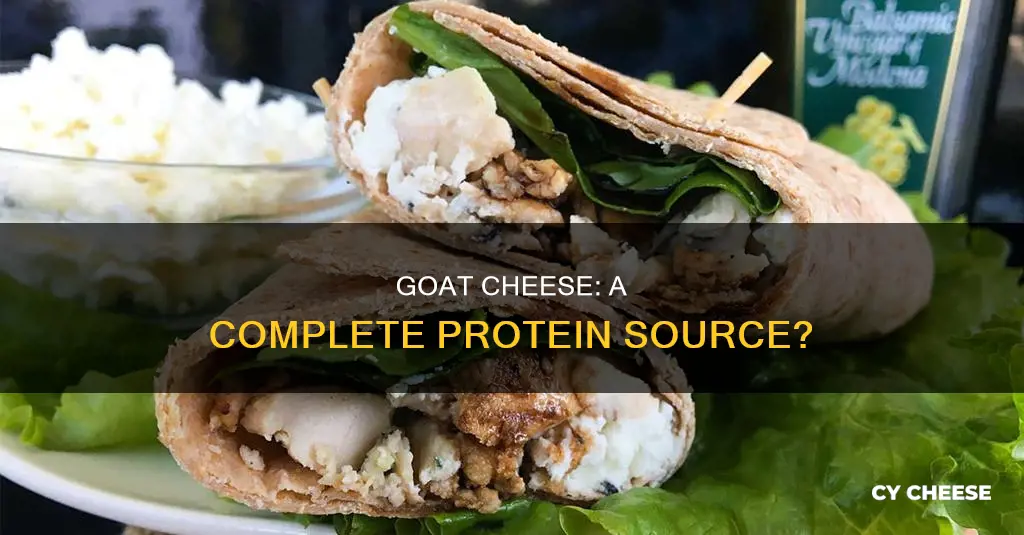 is goat cheese a complete protein