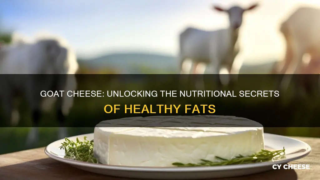 is goat cheese a healthy fat