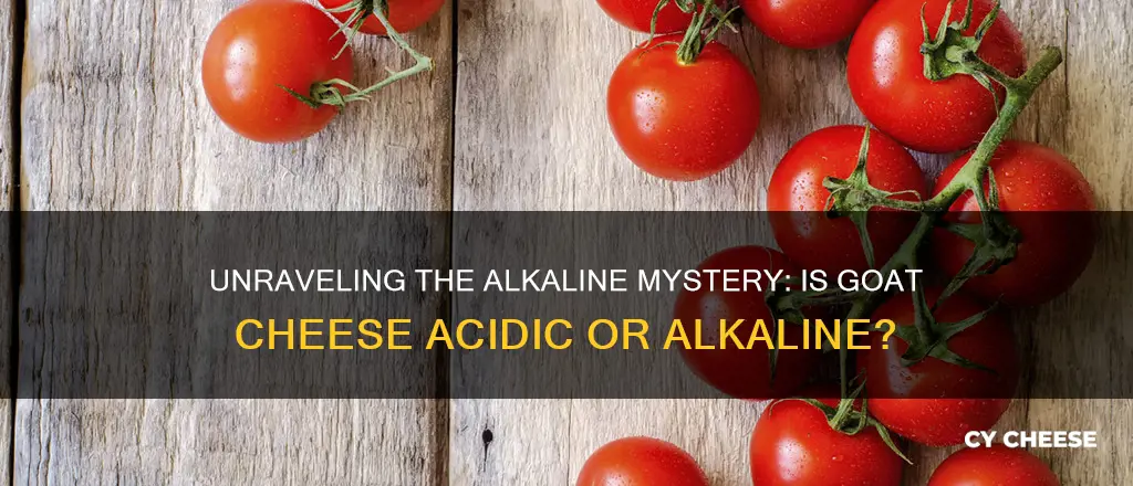 is goat cheese alkaline or acidic