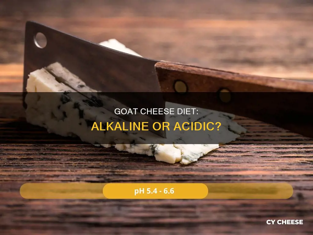 is goat cheese alkaline or acidic