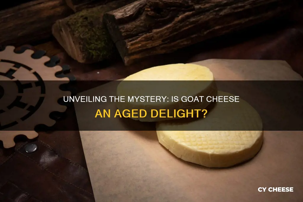 is goat cheese an aged cheese