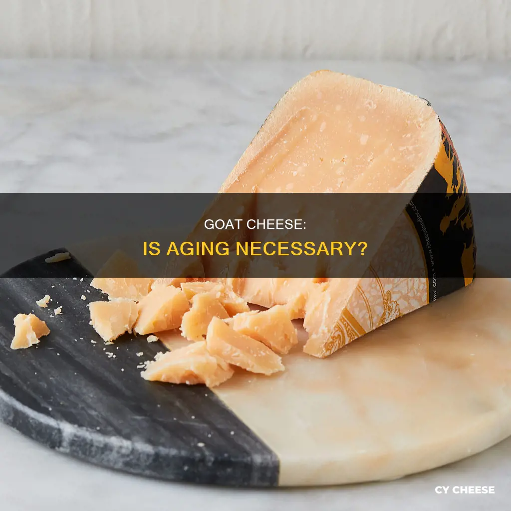 is goat cheese an aged cheese