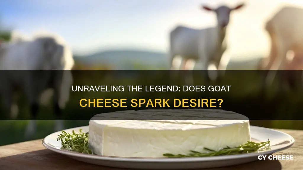 is goat cheese an aphrodisiac