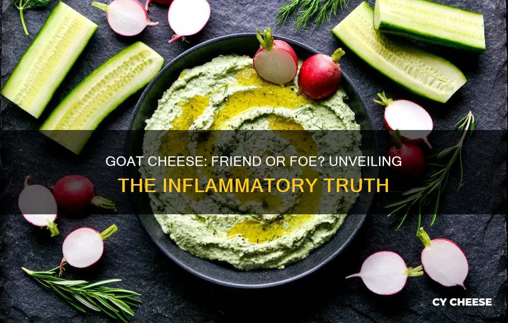 is goat cheese an inflammatory food