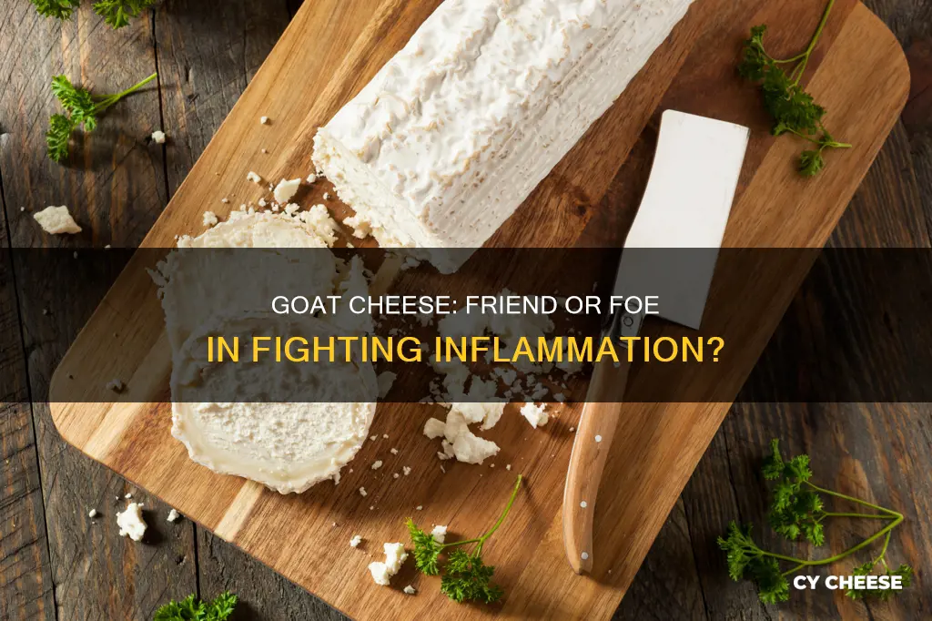 is goat cheese an inflammatory food