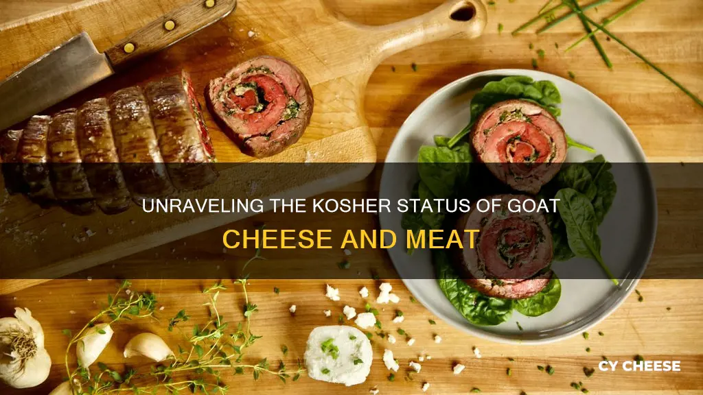 is goat cheese and meat kosher