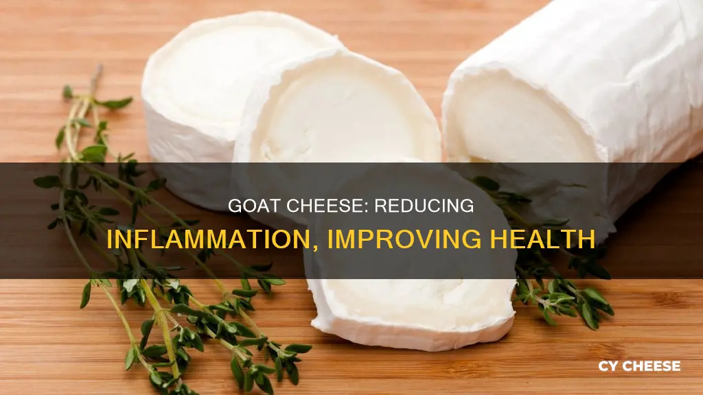 is goat cheese anti inflammatory